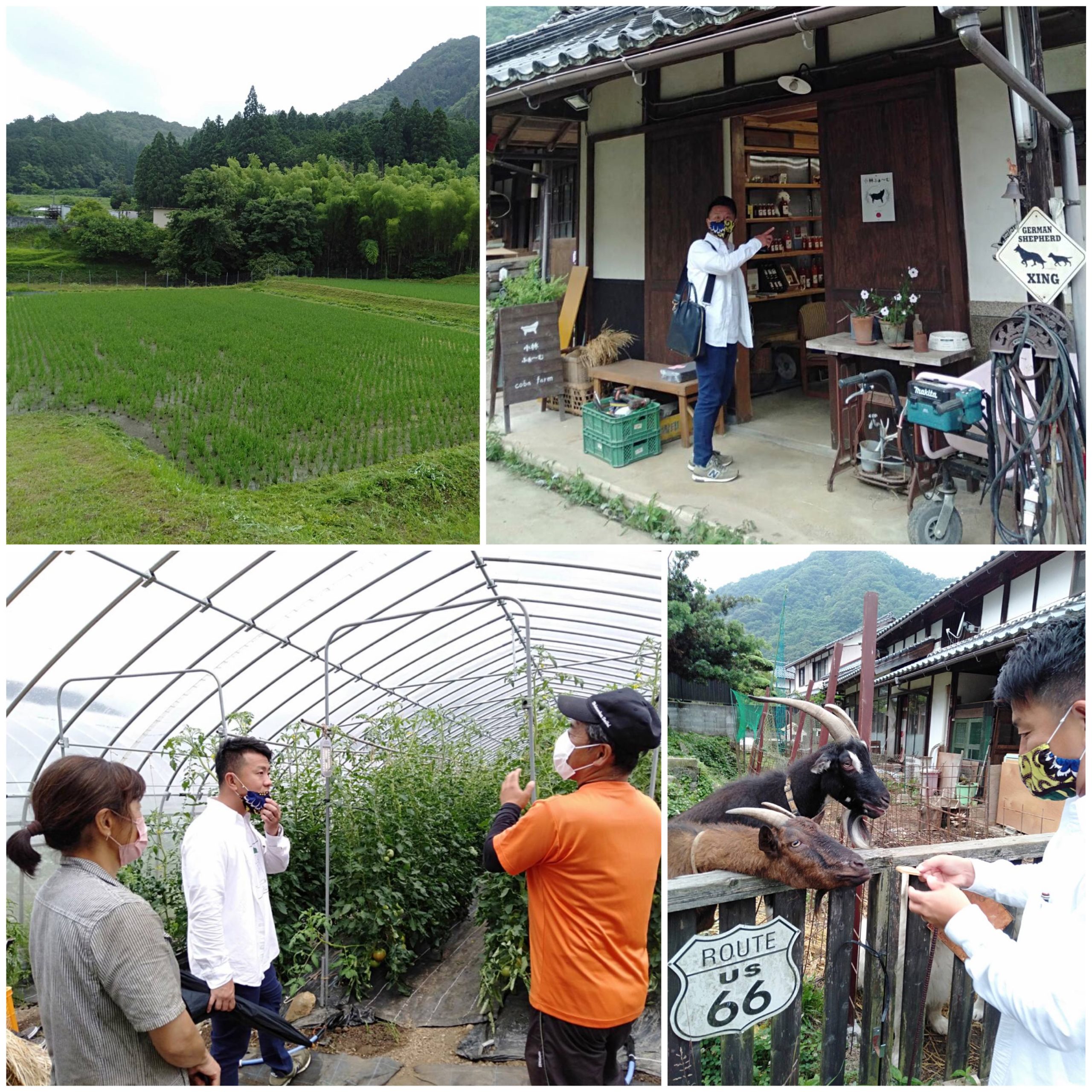 里山歩き体験企画の打ち合わせのため小林ふぁ〜むさんへ行ってきました！